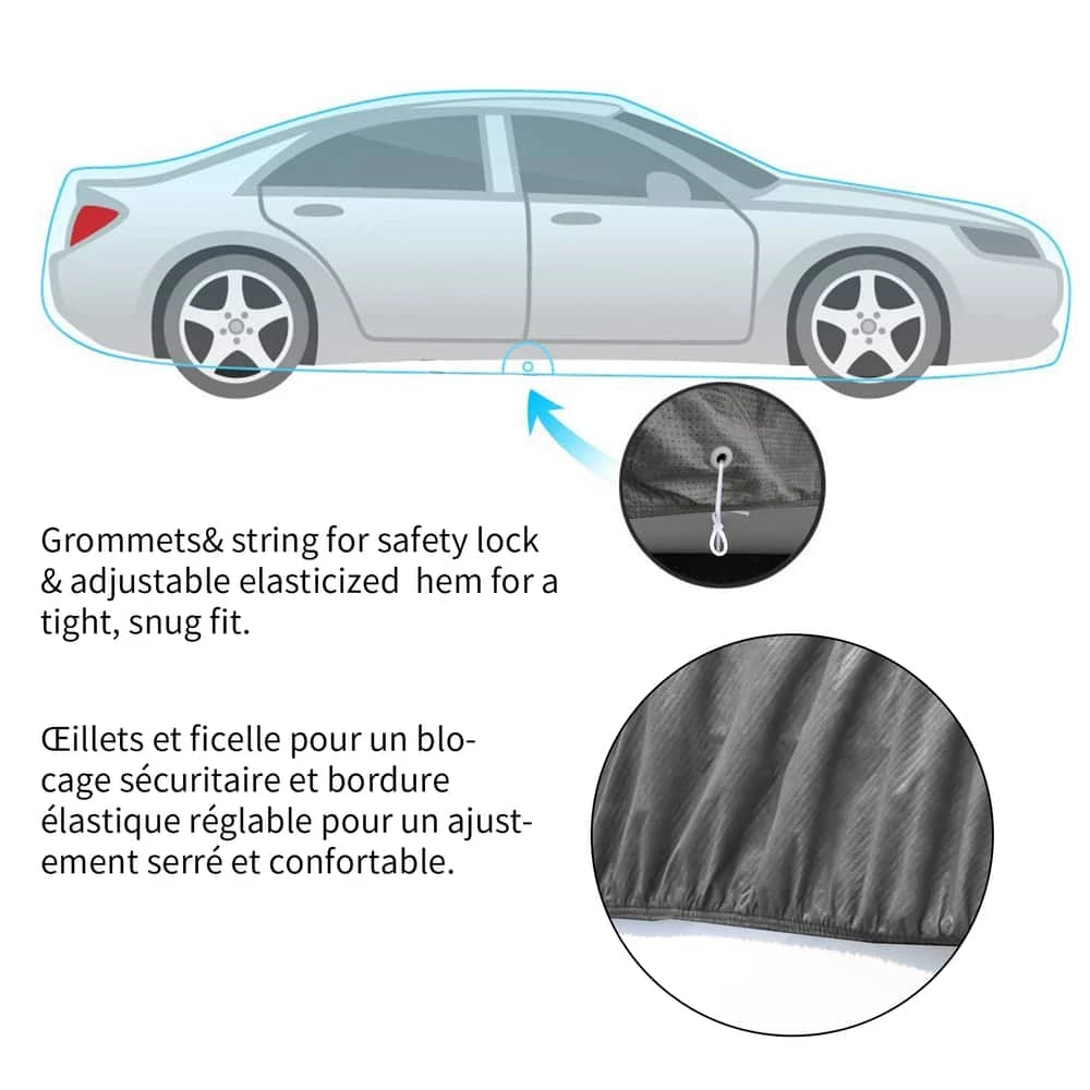 Simoniz Platinum 4 Layer Water Resistant Car Cover W/UV Protection, Assorted, Small 4 Simoniz Platinum 4 Layer Water Resistant Car Cover W/UV Protection, Assorted, Small - Image 2