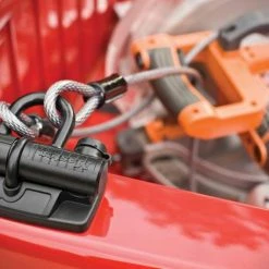 REESE Towpower Receiver Lock And 8-foot Cable -Simoniz Shop hitch receiver lock universal with cable 0a25759e 2669 48f9 b587 93b0ac990037