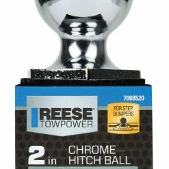 REESE Towpower Chrome Interlock Hitch Ball, 2-in -Simoniz Shop reese towpower 2 in chrome interlock hitch ball 93f56845 0d49 4557 9263 93a8942975ae