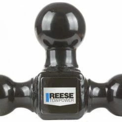 Reese Towpower Tri Ball Trailer Hitch Mount - Black  -Simoniz Shop reese towpower black tri ball trailer hitch mount 5d046cfe 8a66 476b 919c fd3c011b2633