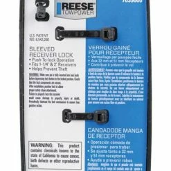 REESE Towpower Class I-IV Black Nickel Receiver Lock -Simoniz Shop reese towpower class i iv black nickel receiver lock 16fe4295 9fa4 4bca b597 d0fef22bc837