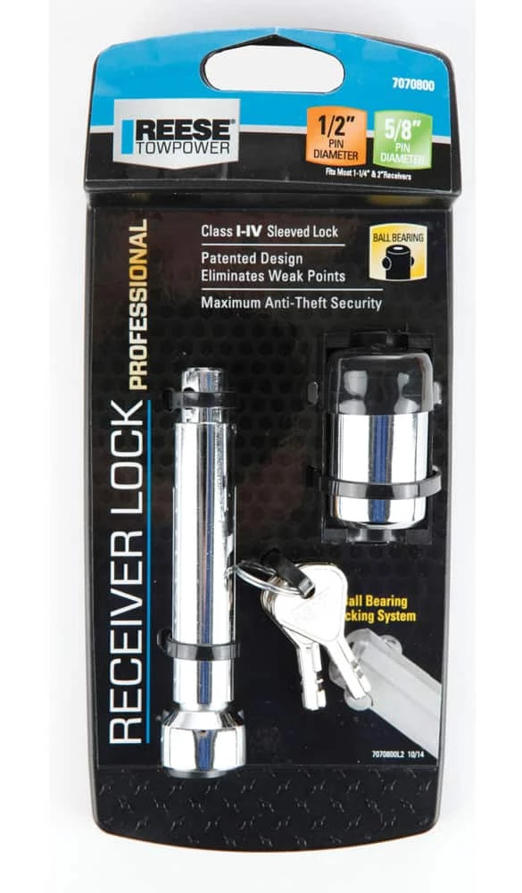 REESE Towpower Class I-IV Professional Receiver Lock 6 REESE Towpower Class I-IV Professional Receiver Lock - Image 4