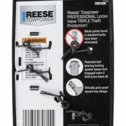 REESE Towpower Class V Professional Receiver Lock -Simoniz Shop reese towpower class v professional receiver lock a5ba4d46 2d14 4527 9aea 19d06827533a