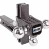 REESE Towpower Rotating, Adjustable Height Triple Ball Mount