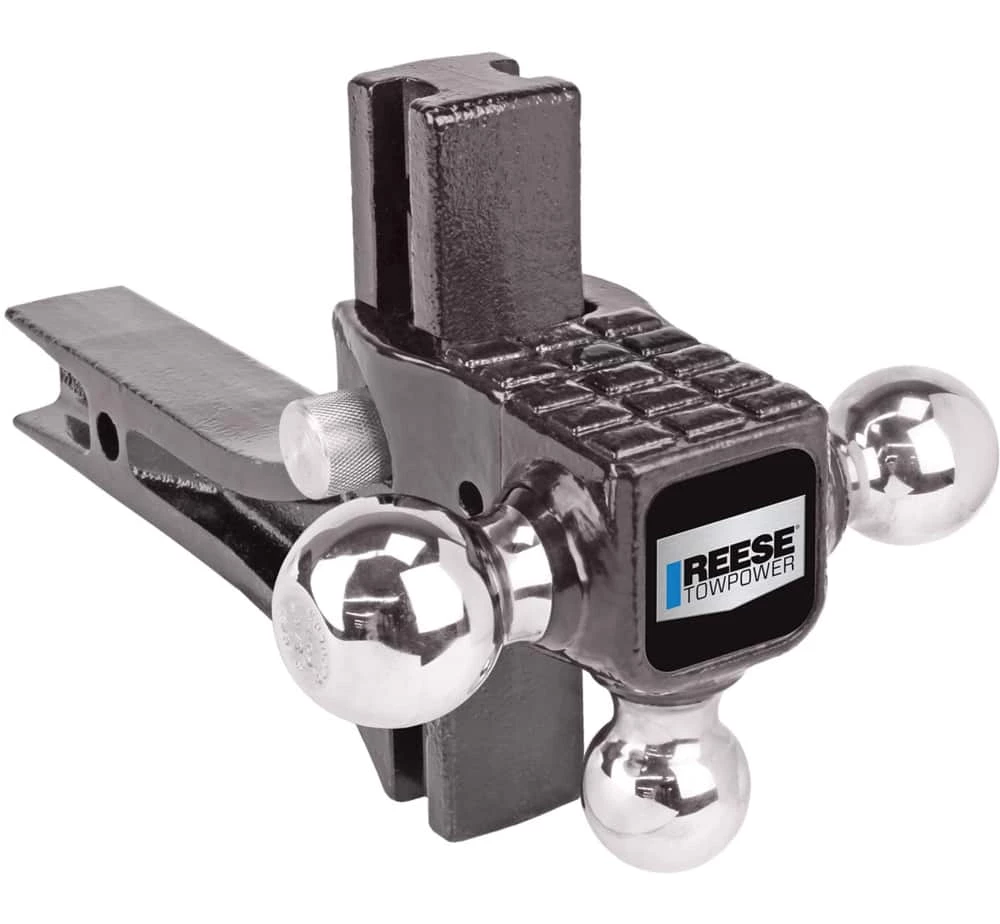 REESE Towpower Rotating, Adjustable Height Triple Ball Mount 3 REESE Towpower Rotating, Adjustable Height Triple Ball Mount