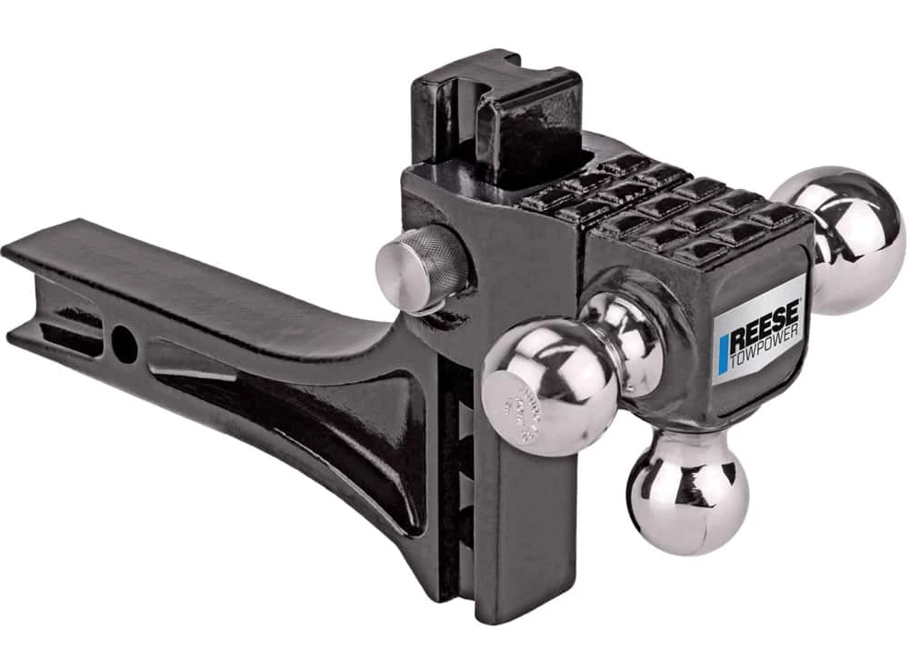 REESE Towpower Rotating, Adjustable Height Triple Ball Mount 4 REESE Towpower Rotating, Adjustable Height Triple Ball Mount - Image 2