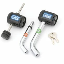 REESE Towpower Stainless Steel Coupler & Receiver Lock Combo