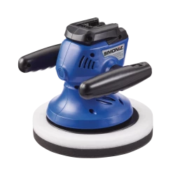 SIMONIZ Q0L-YJ21-254 20V 2900-RPM Brushed Cordless BonnetRandom Orbital (Dual Action)Adjustable GripPolisher & Waxer Kit, 10-in, Adjustable Dual Handles Position For Greater Comfort And ControlCordless Convenience AllowsBare Tool