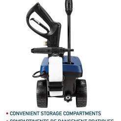 Simoniz 1600 PSI 1.25 GPM Corded Cold Water 4-Wheels Brushed Electric Pressure Washer W/ Foam Blaster -Simoniz Shop simoniz 1600 psi electric pressure washer 48df1549 81a5 42d3 9be2 20855906c29a