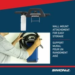 Simoniz 1650 PSI 1.8 GPM Corded Cold Water Wheeled Brushed Electric Pressure Washer W/ Foam Blaster -Simoniz Shop simoniz 1650psi electric pressure washer 86ad1c73 983a 42ba b3ea 4978b7c37e5b