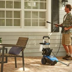 Simoniz 1800 PSI 1.4 GPM Corded Cold Water Wheeled Brushed Electric Pressure Washer W/ Foam Blaster -Simoniz Shop simoniz 1800psi electric pressure washer 375ef716 bc29 44d5 a271 39cd6fbf5efa