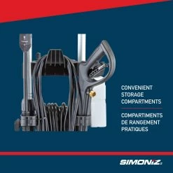 Simoniz 1800 PSI 1.4 GPM Corded Cold Water Wheeled Brushed Electric Pressure Washer W/ Foam Blaster -Simoniz Shop simoniz 1800psi electric pressure washer 8ce3cf22 5ac6 48e4 b1ff 836e9ee9c606