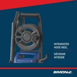 Simoniz 1900 PSI 1.4 GPM Corded Cold Water Wheeled Brushed Electric Pressure Washer W/ Foam Blaster -Simoniz Shop simoniz 1900psi electric pressure washer 126f5b36 16ad 45a7 b29c 897e56693211