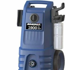 Simoniz 1900 PSI 1.4 GPM Corded Cold Water Wheeled Brushed Electric Pressure Washer W/ Foam Blaster -Simoniz Shop simoniz 1900psi electric pressure washer 403cacd6 88df 4018 9958 3da171be1dd6