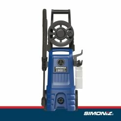 Simoniz 1900 PSI 1.4 GPM Corded Cold Water Wheeled Brushed Electric Pressure Washer W/ Foam Blaster -Simoniz Shop simoniz 1900psi electric pressure washer 506c7aca 2c78 443e bbe5 4d8f2140b0f8