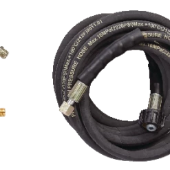 Simoniz Replacement/Extension Hose W/ Accessories Compatible W/ 2300 PSI Electric Pressure Washer, 25-ft