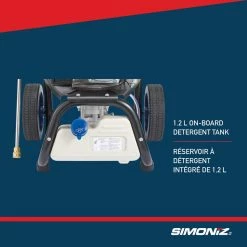 Simoniz 1800 PSI 1.4 GPM Corded Cold Water Wheeled Brushed Electric Pressure Washer W/ Foam Blaster -Simoniz Shop simoniz 2500psi gas pressure washer ba18b008 4ba3 4fb0 86e7 5b9ee3e0c10f