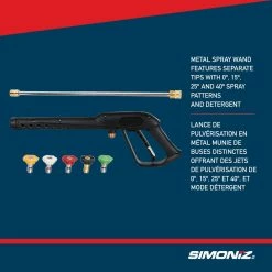 Simoniz 2800 PSI 2.3 GPM 170cc Engine Cold Water Wheeled Gas Pressure Washer -Simoniz Shop simoniz 2800psi gas pressure washer 5dc060e7 db09 4645 ae66 0e0cacfbe2d4