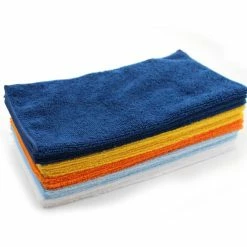 SIMONIZ Microfibre Edged Towels, 12 X 12-in, Blue, White,Orange,Yellow36-pk -Simoniz Shop simoniz 36 pack microfibre b31dd341 0db5 4382 85cf 5ef2dd2db3c8