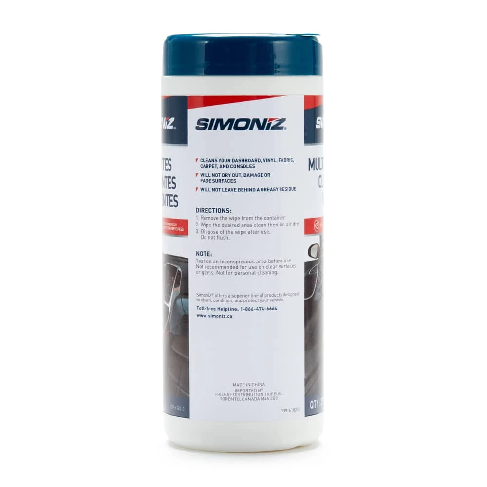 SIMONIZ Multi-Purpose Car Cleaning Wipes, 25-pk 4 SIMONIZ Multi-Purpose Car Cleaning Wipes, 25-pk - Image 2