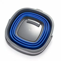 SIMONIZ Square PortableMulti-Purpose Foldable/FoldingWaterCollapsible Bucket, Blue, 10-L -Simoniz Shop simoniz collapsible bucket facae3e2 af83 403e b323 db54b12fa1ea