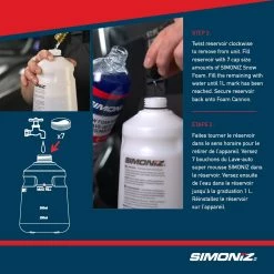 SIMONIZ Cordless Foam Gun, Tool Only, PWR POD Compatible