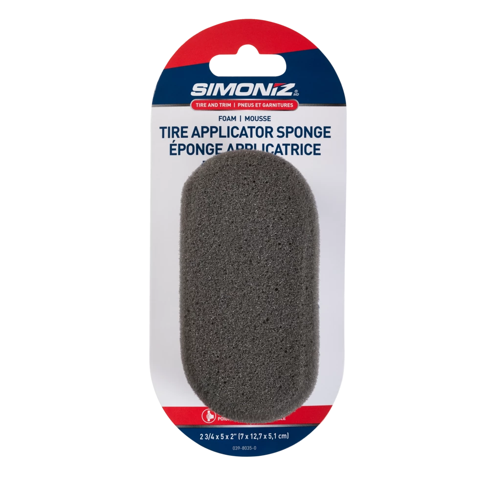 SIMONIZ Foam Tire Applicator Sponge, Black,Grey,1-pc 4 SIMONIZ Foam Tire Applicator Sponge, Black,Grey,1-pc - Image 2