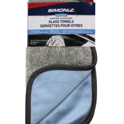 SIMONIZ Microfibre Glass Towels, 10 X 10-in, 2-pk -Simoniz Shop simoniz glass towel 2 pack c29309e8 09bf 4bb7 8349 9f56988683e3