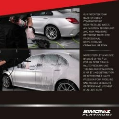 Simoniz 1800 PSI 2.0 GPM Corded Cold Water Brushed Electric Pressure Washer W/ Foam Blaster -Simoniz Shop simoniz platinum 1800 psi compact electric pressure washer 2d6be4f9 9e09 41a0 87bb 0438f60ffeb6