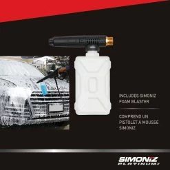 Simoniz 1800 PSI 2.0 GPM Corded Cold Water Brushed Electric Pressure Washer W/ Foam Blaster -Simoniz Shop simoniz platinum 1800 psi compact electric pressure washer d4c97850 97dd 4489 bdd9 cbbf327254fc