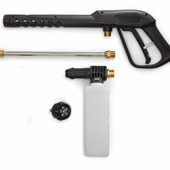 Simoniz 2100 PSI 1.5 GPM Corded Cold Water Wheeled Brushed Electric Pressure Washer W/ Foam Blaster -Simoniz Shop simoniz platinum 2100psi electric pressure washer 0550c1f0 1160 471e a895 e93fdd75c404