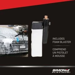 Simoniz 2300 PSI 1.3 GPM Corded Cold Water Wheeled Brushless Electric Pressure Washer W/ Foam Blaster -Simoniz Shop simoniz platinum 2300 psi brushless electric pressure washer d58010ce 78fc 4e08 aed5 ba27a8f8d901