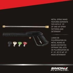 Simoniz 3000 PSI 2.3 GPM 196cc Engine Cold Water Wheeled Gas Pressure Washer -Simoniz Shop simoniz platinum 3000psi gas pressure washer 4ec9395f bc93 4d89 accf 8524749c3e7a