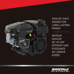 Simoniz 3000 PSI 2.3 GPM 196cc Engine Cold Water Wheeled Gas Pressure Washer -Simoniz Shop simoniz platinum 3000psi gas pressure washer 54d2bcb9 17e2 4b97 bc12 c93663606c26