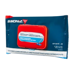 SIMONIZ Glass Wipes RefillWipesCar WipesGlass CleanerQuick Interior Cleaning Wipe Refills, 20-pk 19 SIMONIZ Glass Wipes RefillWipesCar WipesGlass CleanerQuick Interior Cleaning Wipe Refills, 20-pk -Simoniz Shop simoniz quick clean glass refills 20pc 58eeffb3 1f57 4528 a18e 7515cb015859
