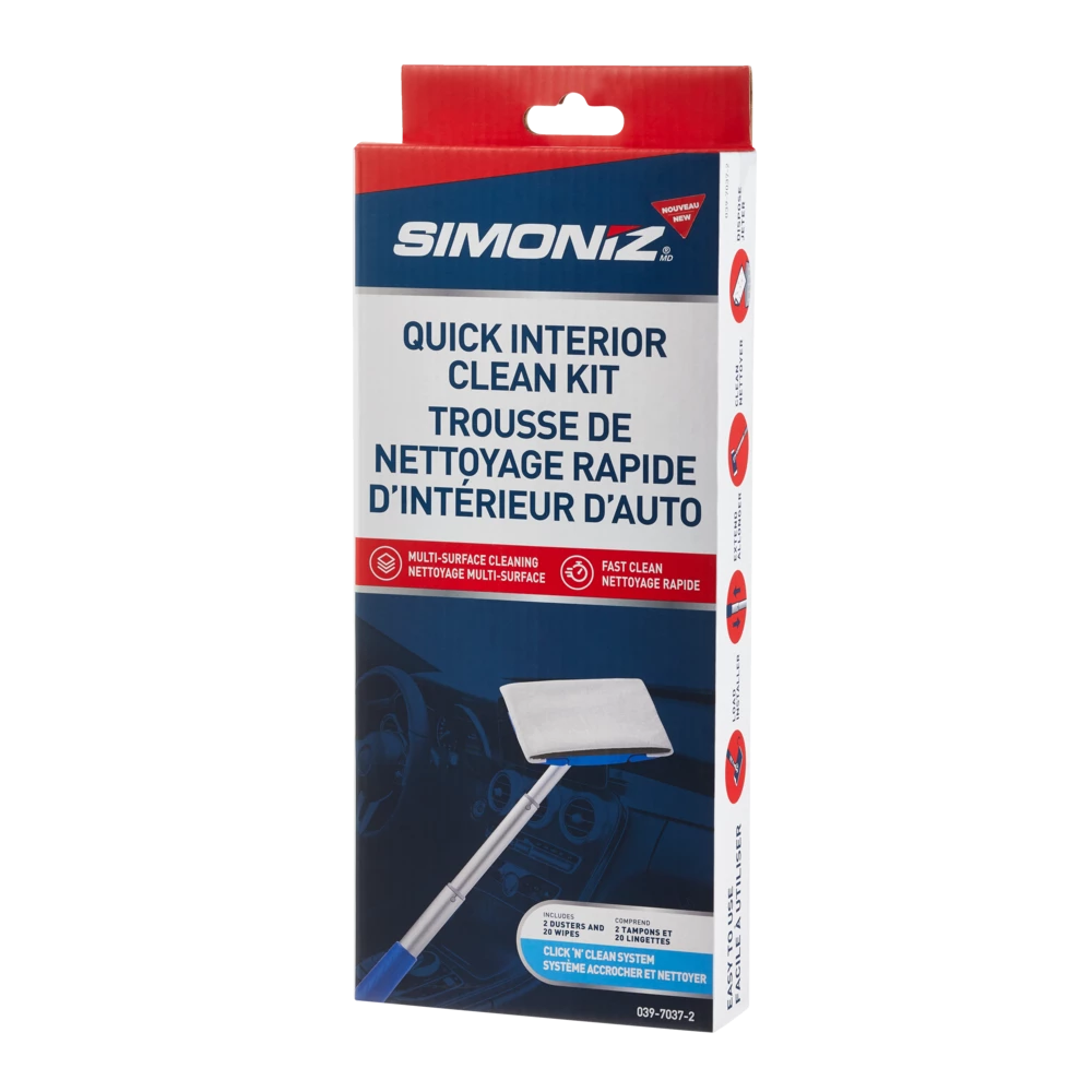 SIMONIZ Window SqueezeeCleaningWipesDusterQuick Auto Telescopic/extendedInterior Clean Kit, 24-pc 11 SIMONIZ Window SqueezeeCleaningWipesDusterQuick Auto Telescopic/extendedInterior Clean Kit, 24-pc - Image 9