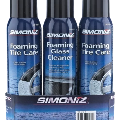 SIMONIZ Foaming Car Tire & Glass Care/Cleaner Value Pack, 3-pc
