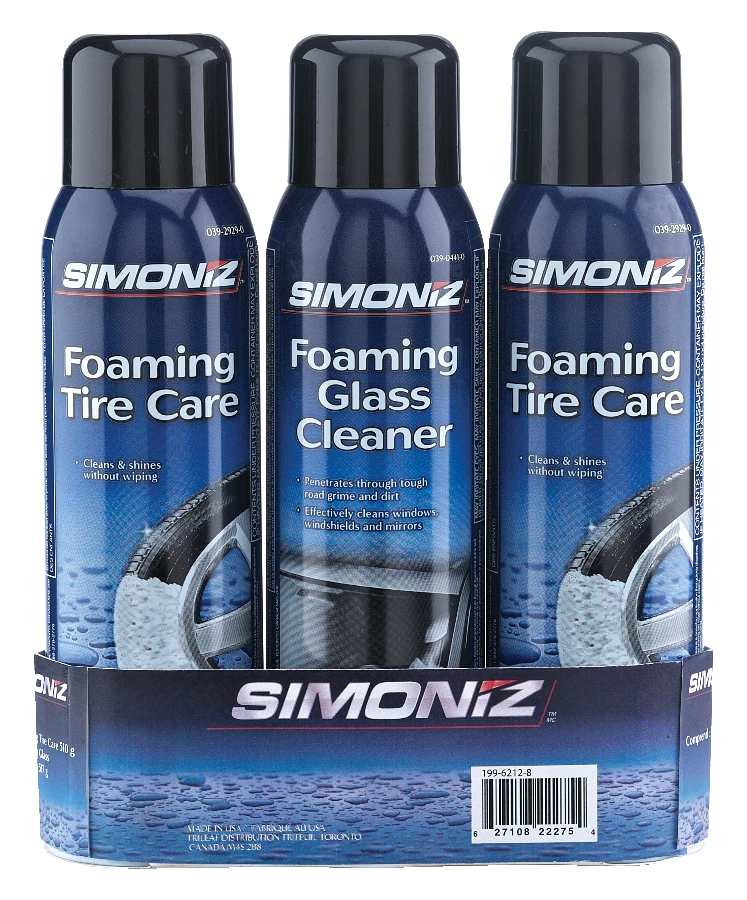 SIMONIZ Foaming Car Tire & Glass Care/Cleaner Value Pack, 3-pc 3 SIMONIZ Foaming Car Tire & Glass Care/Cleaner Value Pack, 3-pc