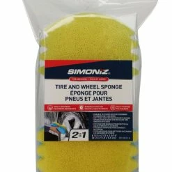 SIMONIZ 2-in-1 Double-Sided Tire & Wheel Sponge, Yellow,Blue,1-pc -Simoniz Shop simoniz two sided tire sponge 727c369f 9e6f 4618 95b4 7edb8cf0fad8