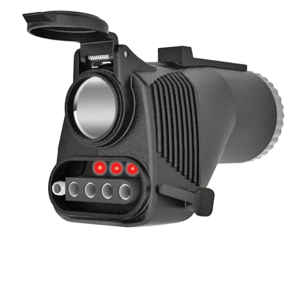 REESE Towpower 7-Way To 4 Or 5-Way Flat Vehicle & Trailer Wiring Adapter With 12V Power Outlet 3 REESE Towpower 7-Way To 4 Or 5-Way Flat Vehicle & Trailer Wiring Adapter With 12V Power Outlet